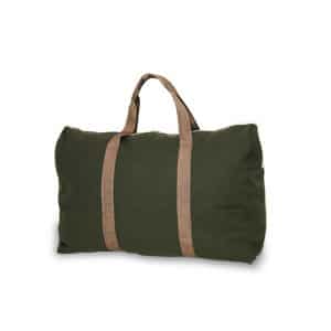 Canvas storage bag for duvet, pillow, or blanket