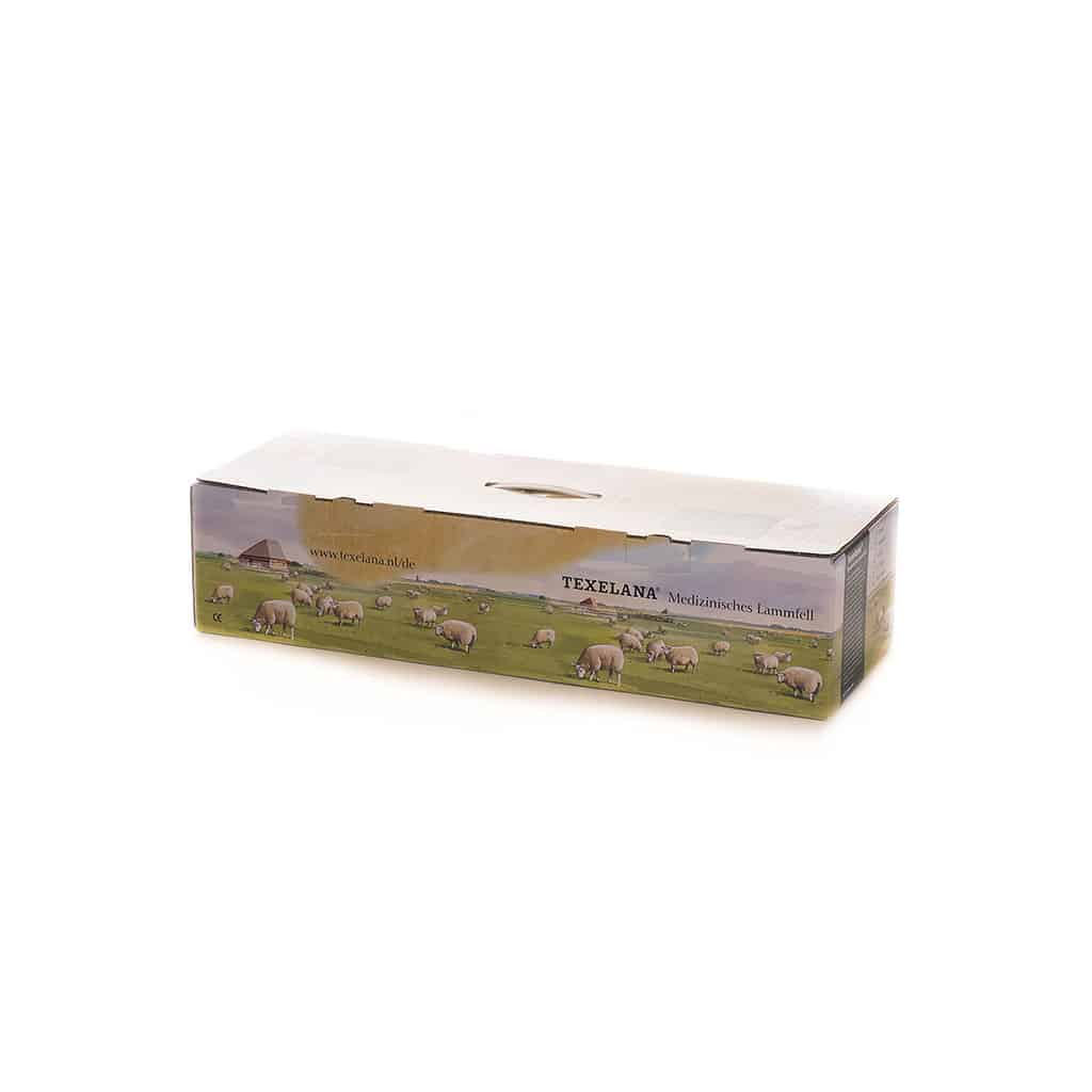 Cardboard box for pillows of natural materials