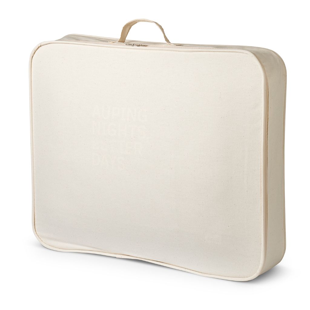 Cotton bag with wire frame for duvet