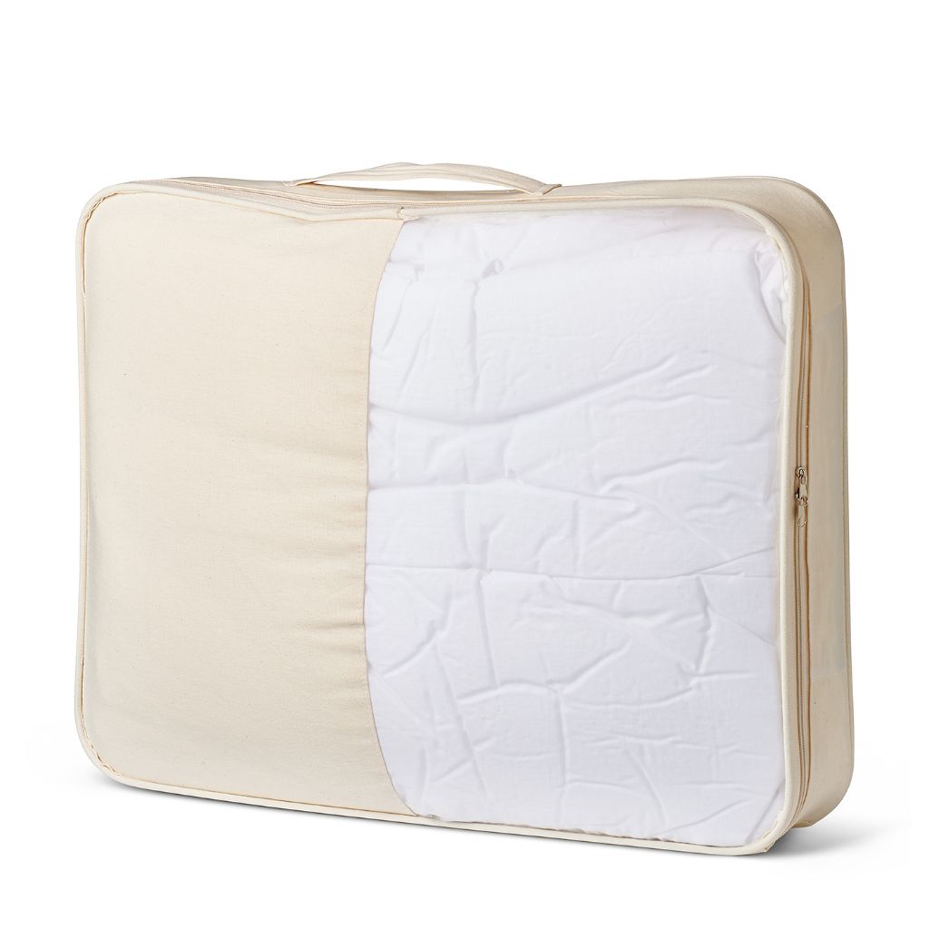 Cotton bag with transparent window