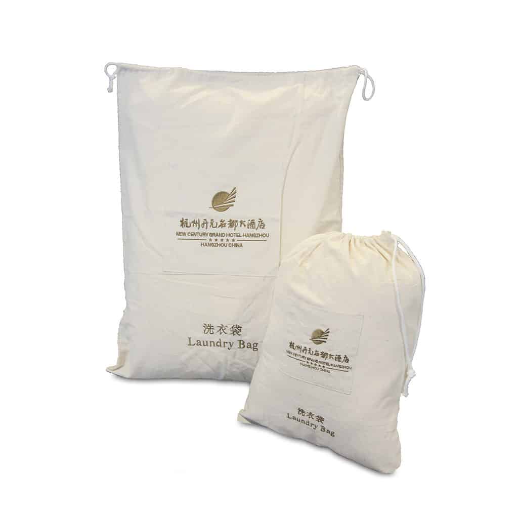 Cotton laundry bag