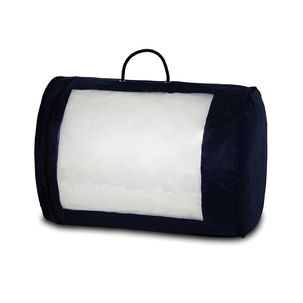 Cylinder bag for roll-up duvet