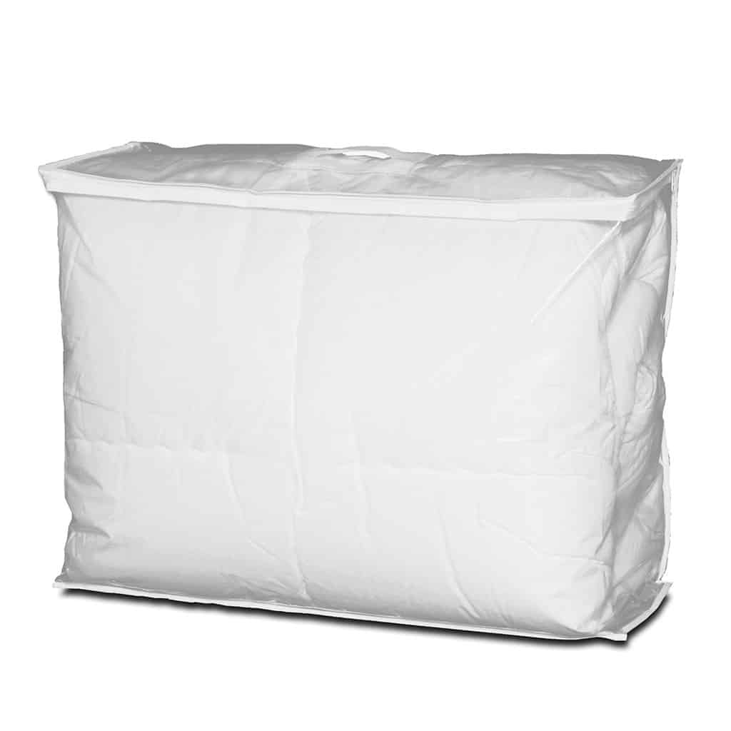 LDPE transparent carrier bag with zipper