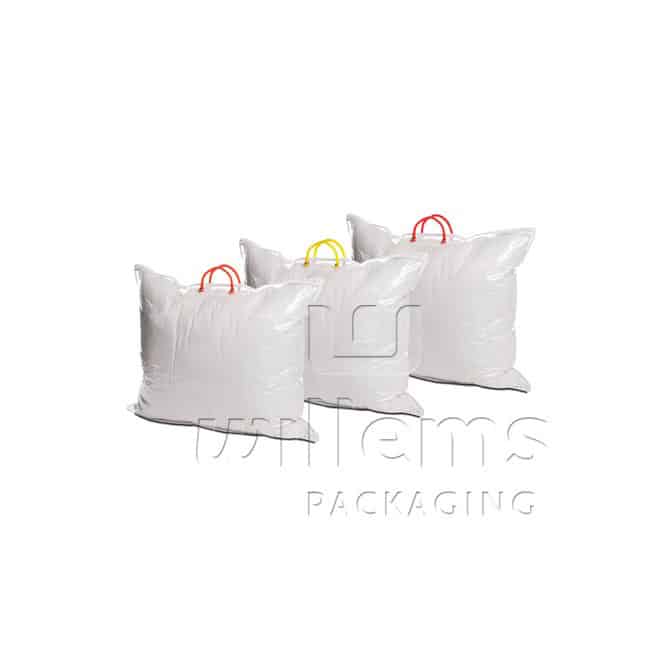 Pillow packaging custom made from sustainable PP non-woven