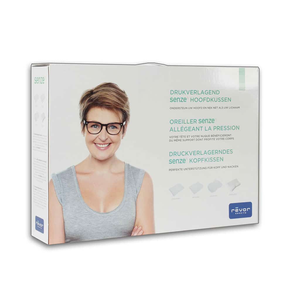 Printed cardboard box for pillow