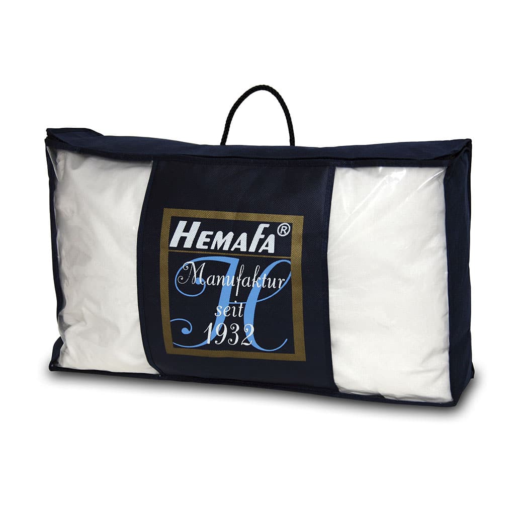 Zipper bag for pillow with cord