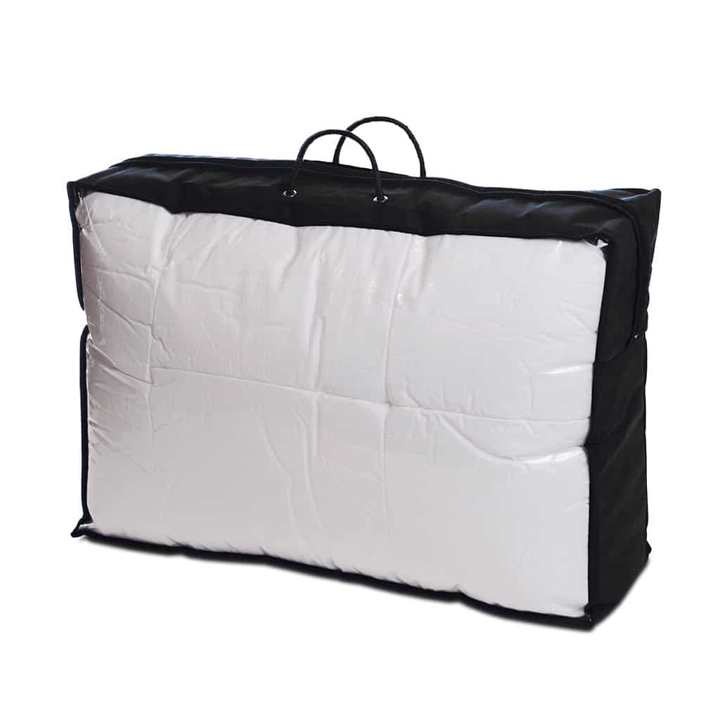 Zipper bag with black PP non-woven